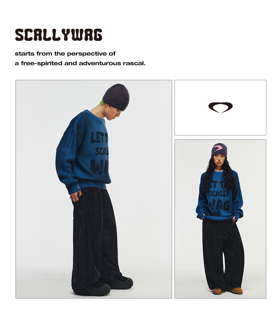 ◆SCALLYWAG◆ Easy corduroy wide pants black MUSINSA | SCALLYWAG Easy Corduroy Wide Pants [Black]
